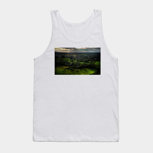 Sunset at Glastonbury Tor Tank Top by Nigdaw